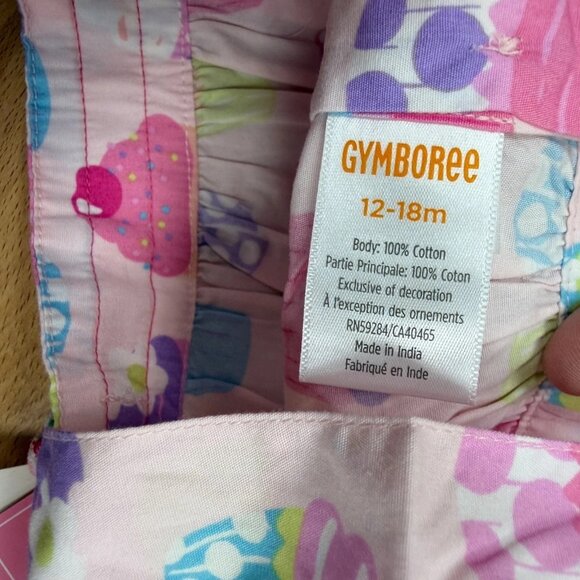 Gymboree Girl's Cupcake Matching Set size 12-18 Months Shirt and Jeans Outfit - Picture 7 of 13